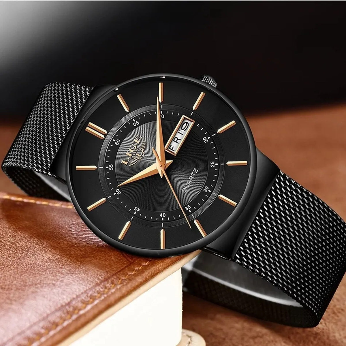 LIGE Ultra-Thin Mesh on the wrist