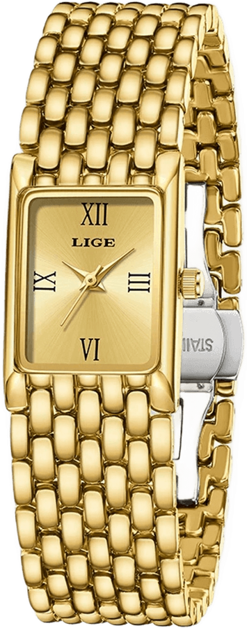 LIGE Women's Rectangle detail