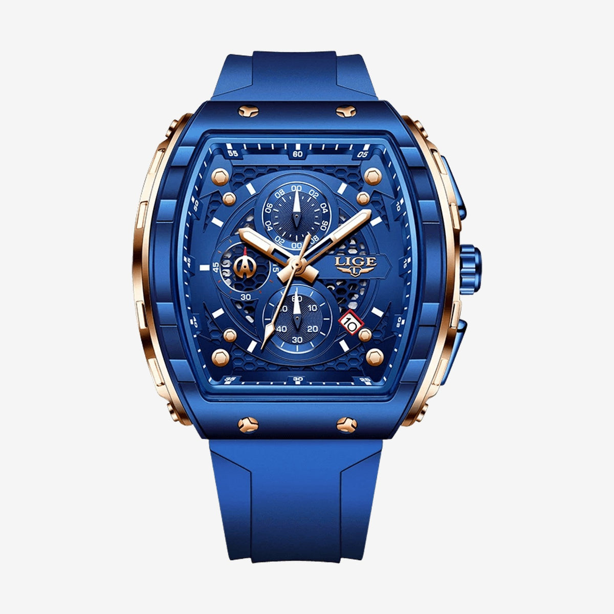LIGE Square Chronograph