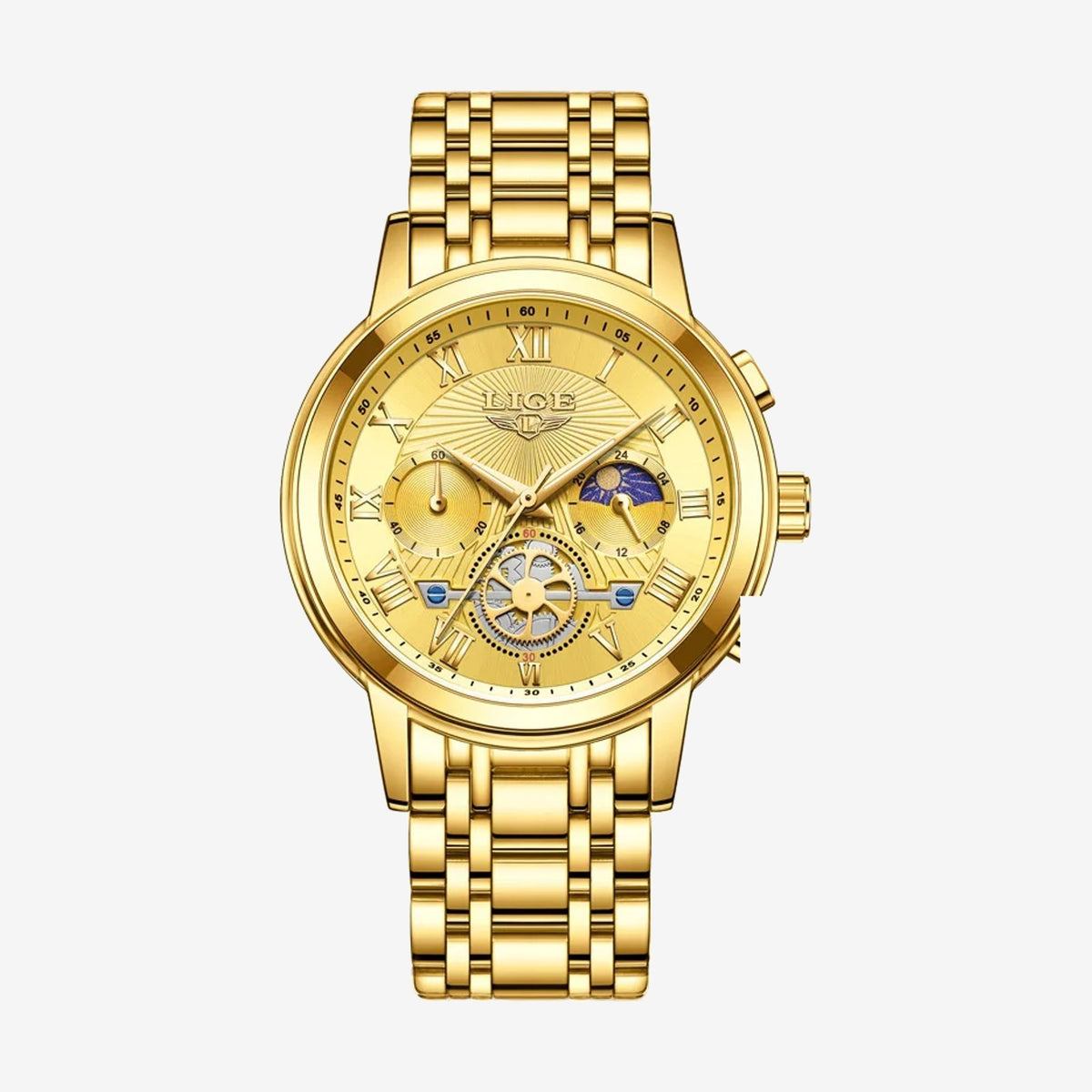 LIGE Women's Moonphase